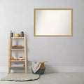 Miroir mural de salle de bain étroit sans biseaux