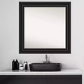Miroir mural de salle de bain de style colonial sans bords biseautés