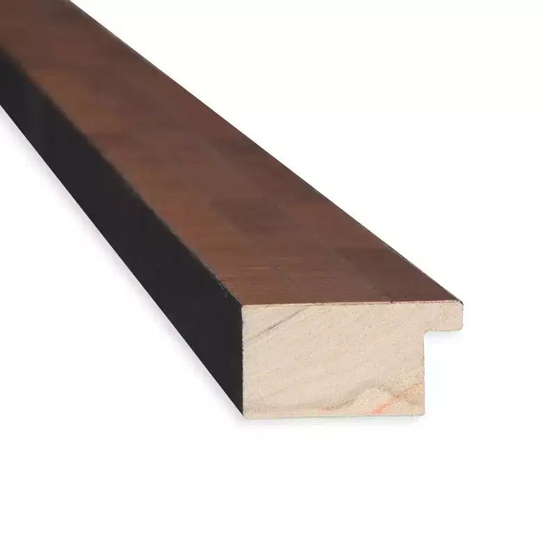 Miroir mural en bois de hickory clair non biseauté