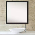 Miroir mural de salle de bain étroit sans biseaux