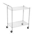 Utility Rolling Cart with Wheels 1000LBS Capacity Commercial Grade Kitchen Cart for Restaurant Garage Warehouse Kitchen