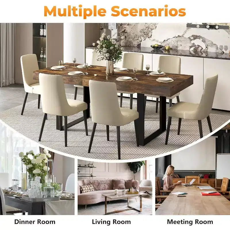 Table de ferme extensible