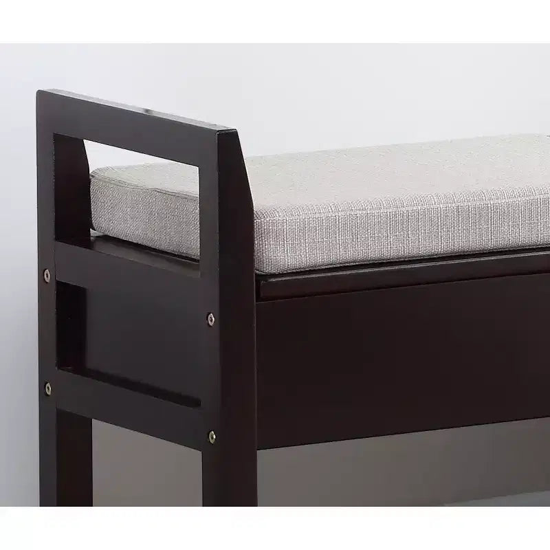 Étagère de rangement d'entrée en bois