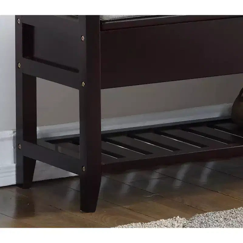 Étagère de rangement d'entrée en bois