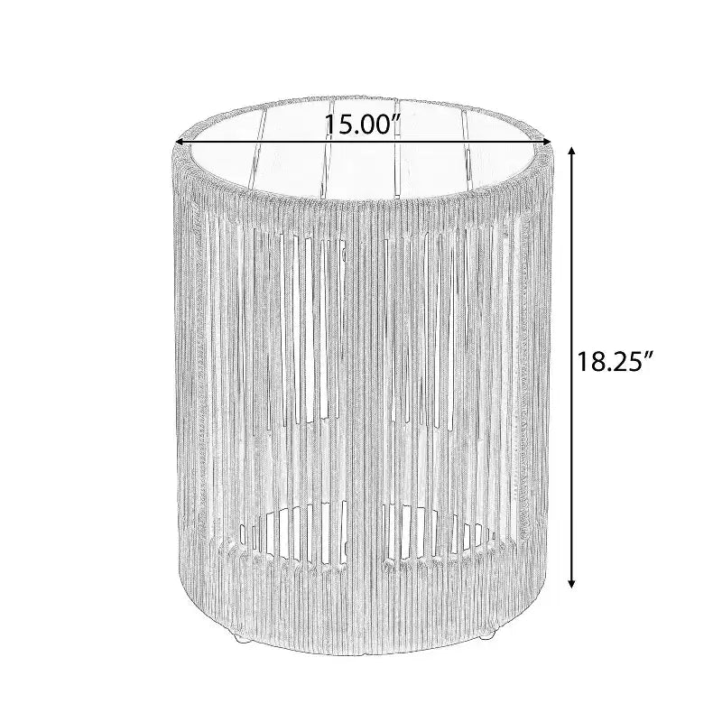 Table d'appoint moderne de style campagnard