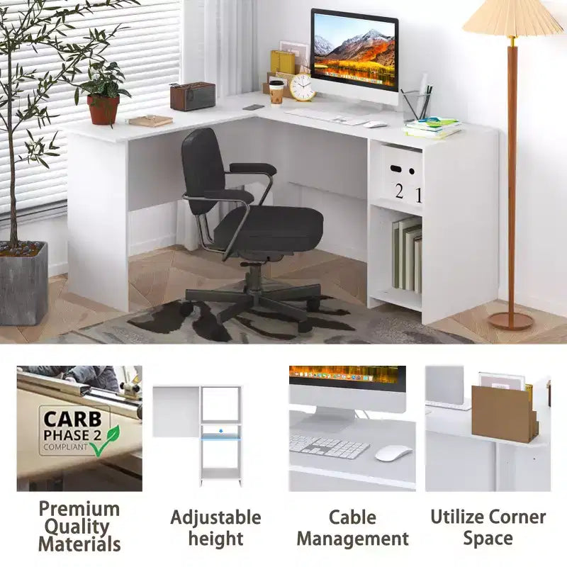 Bureau d'ordinateur, bureau d'angle