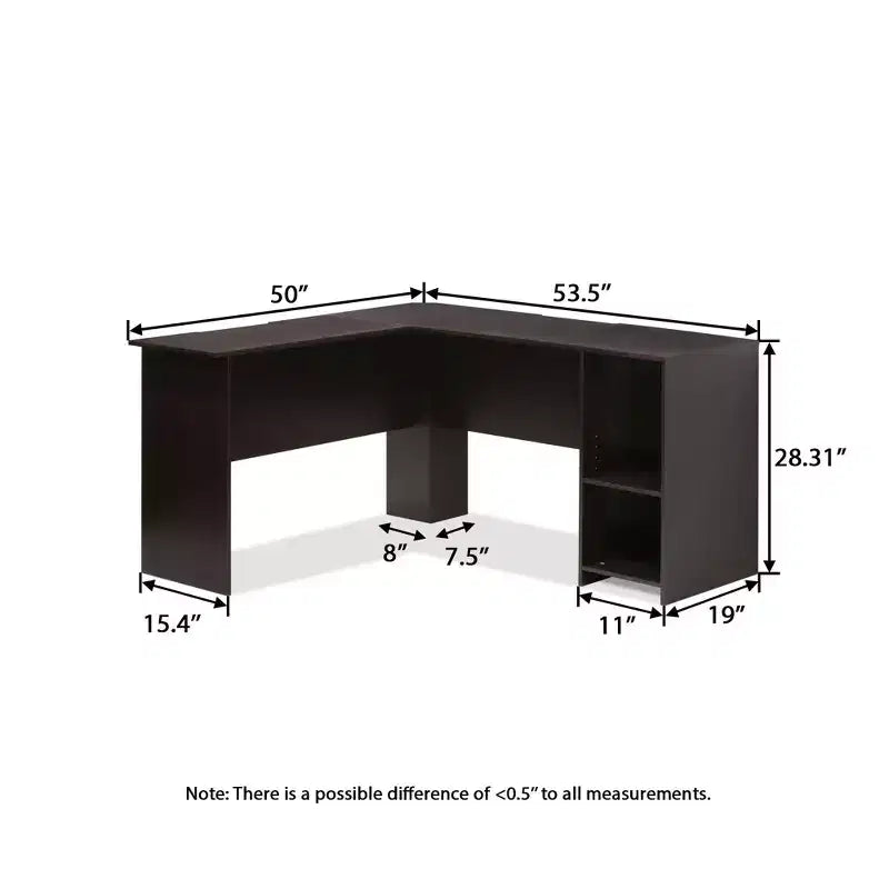 Bureau d'ordinateur, bureau d'angle