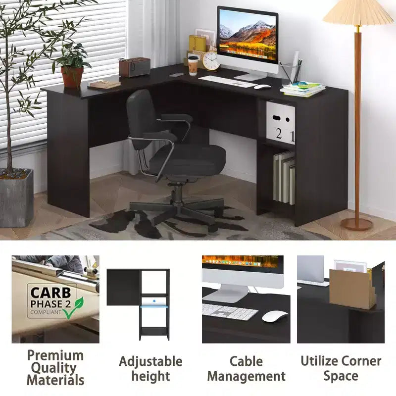 Bureau d'ordinateur, bureau d'angle