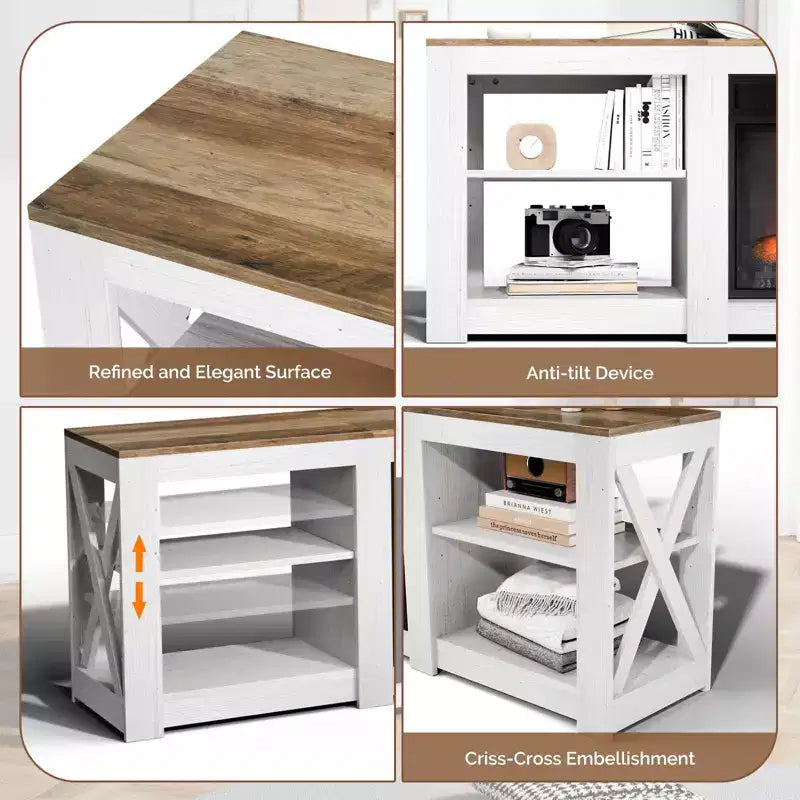 Meuble TV style rustique
