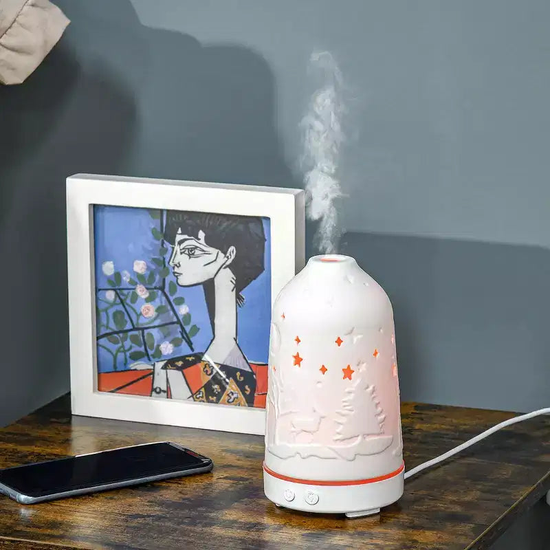 Diffuseur d'arômes ultrasonique, humidificateur d'huiles essentielles