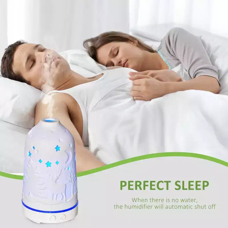 Diffuseur d'arômes ultrasonique, humidificateur d'huiles essentielles