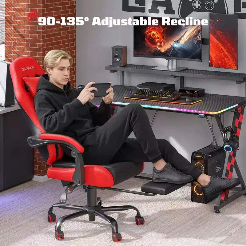 Chaise de jeu ergonomique basique