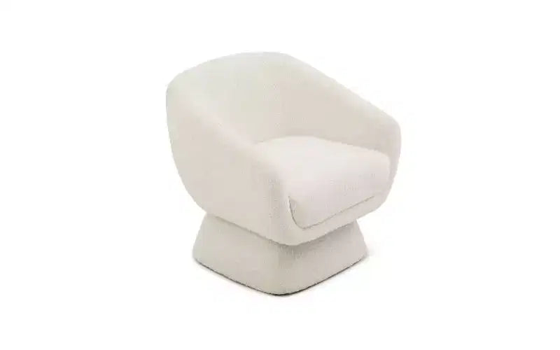 Fauteuil de salon moderne en bois rembourré