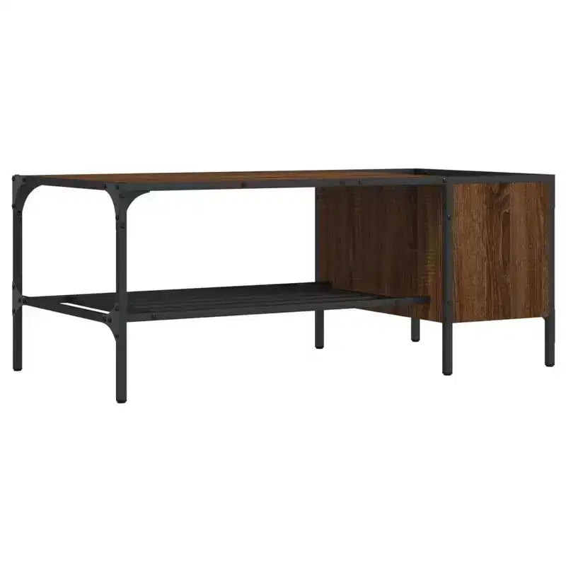 Table basse/bout de canapé/meuble/bois manufacturé avec étagères