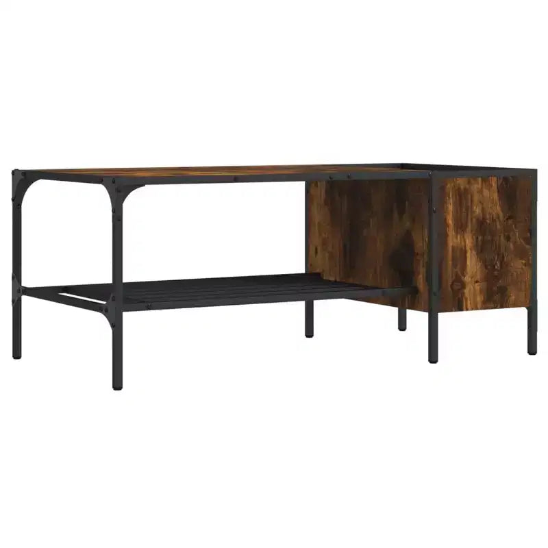 Table basse/bout de canapé/meuble/bois manufacturé avec étagères