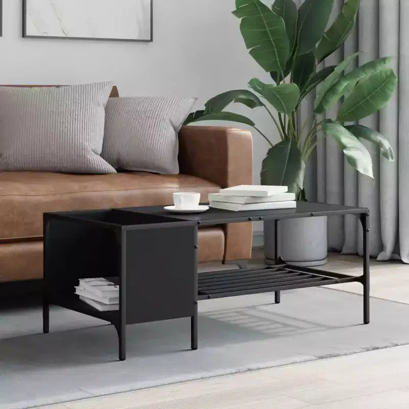 Table basse/bout de canapé/meuble/bois manufacturé avec étagères
