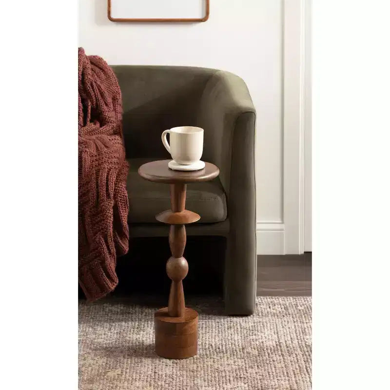 Table de bar brun noyer