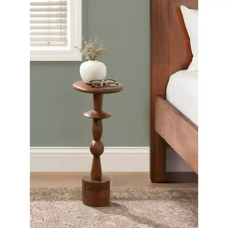 Table de bar brun noyer