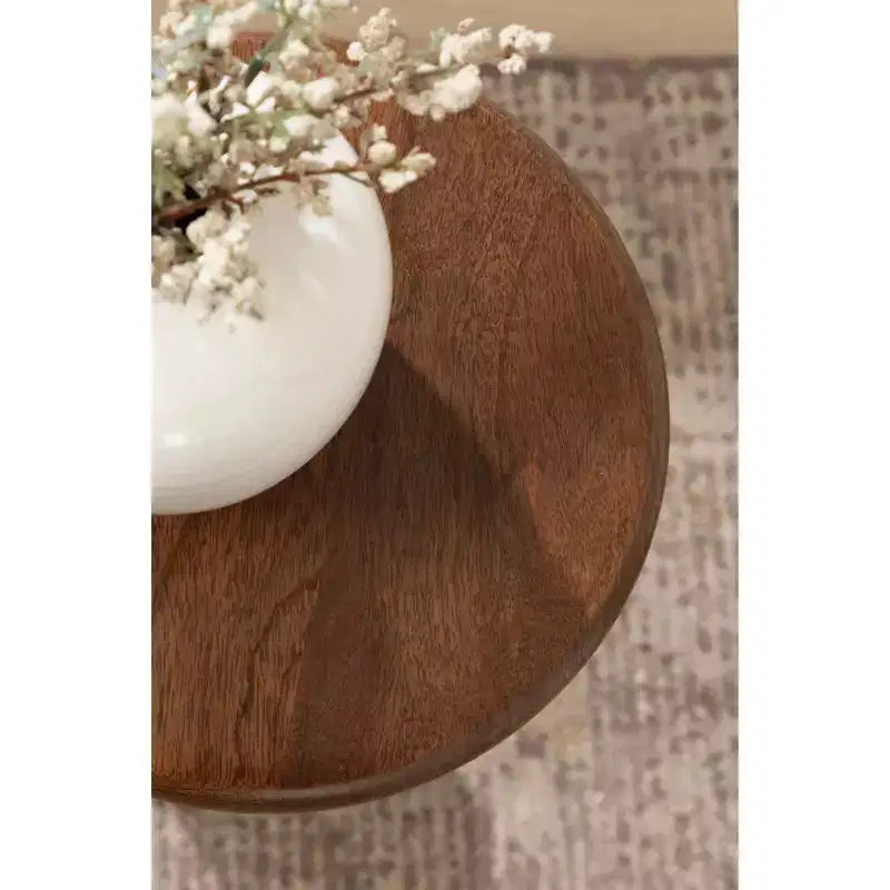 Table de bar brun noyer