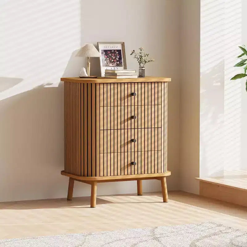 Commode à quatre tiroirs, table de chevet de chambre à coucher