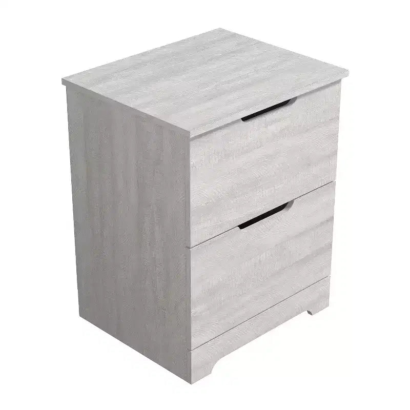 Table de chevet à deux tiroirs