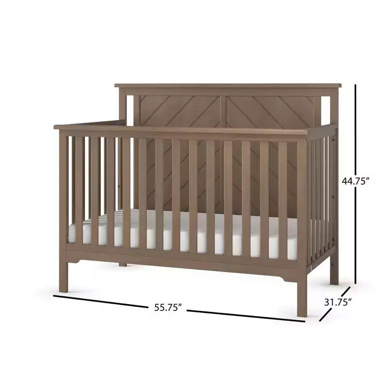Lit bébé multifonctionnel quatre-en-un
