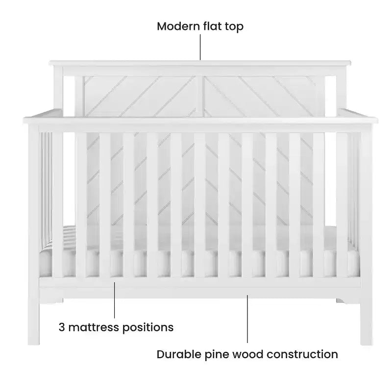 Lit bébé multifonctionnel quatre-en-un