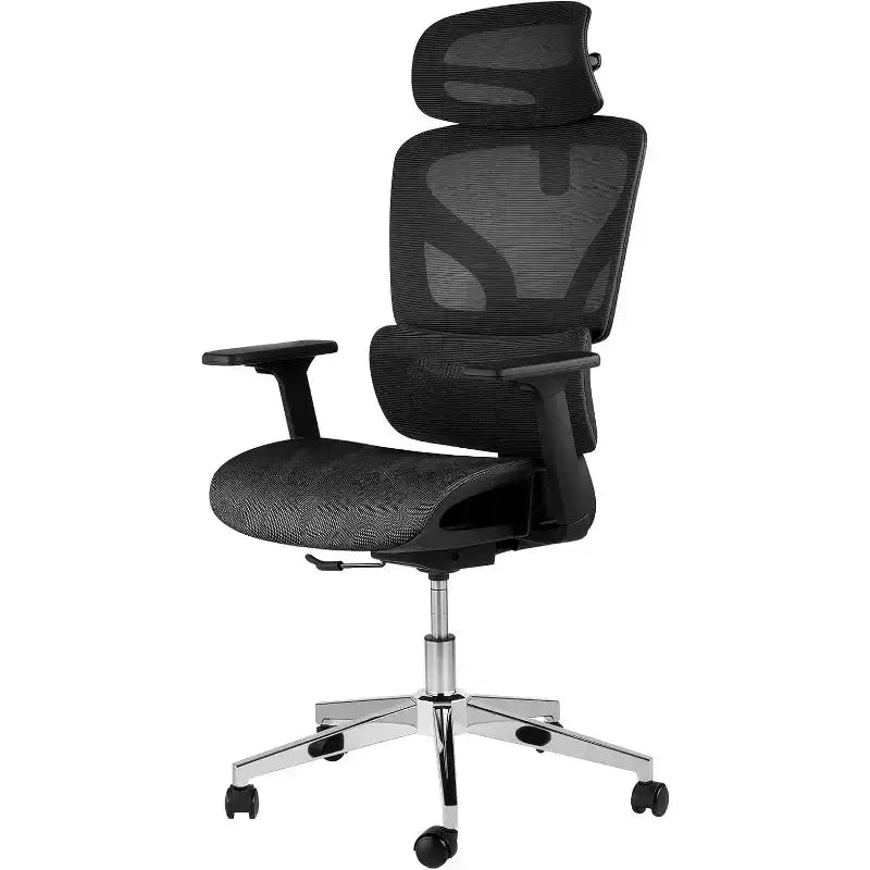 Acekool Ergonomic High Back Mesh Office Chair 4D Armrest Adjustable Lumbar & Seat Depth Home Office