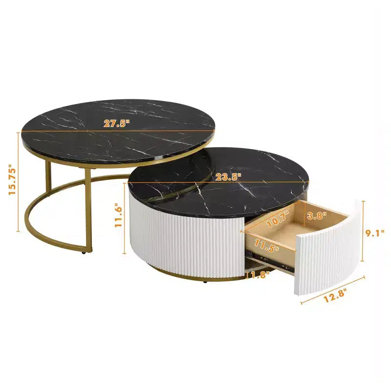 Table basse gigogne moderne