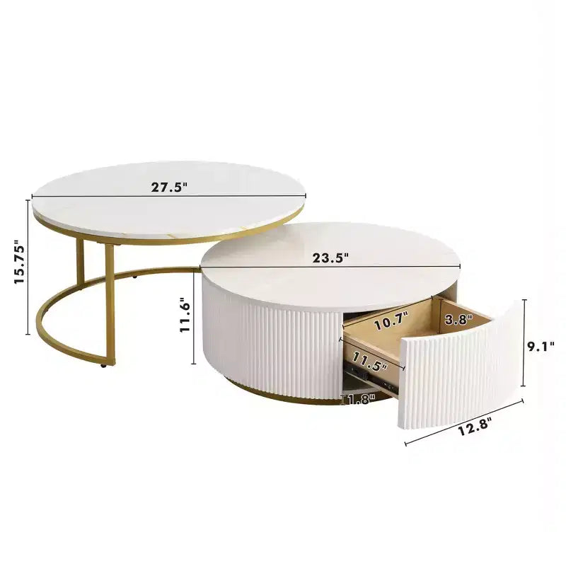 Table basse gigogne moderne