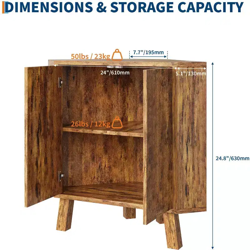 Meuble d'angle de style fermette