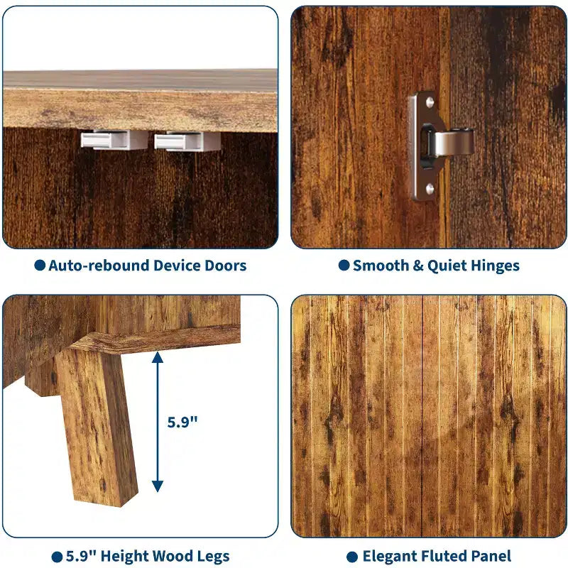 Meuble d'angle de style fermette