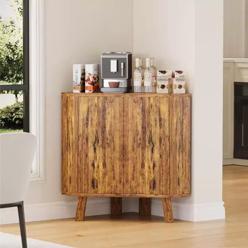 Meuble d'angle de style fermette