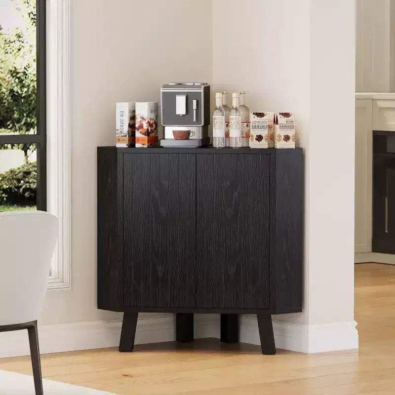 Meuble d'angle de style fermette