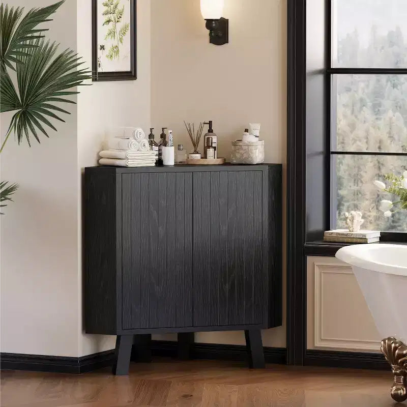 Meuble d'angle de style fermette