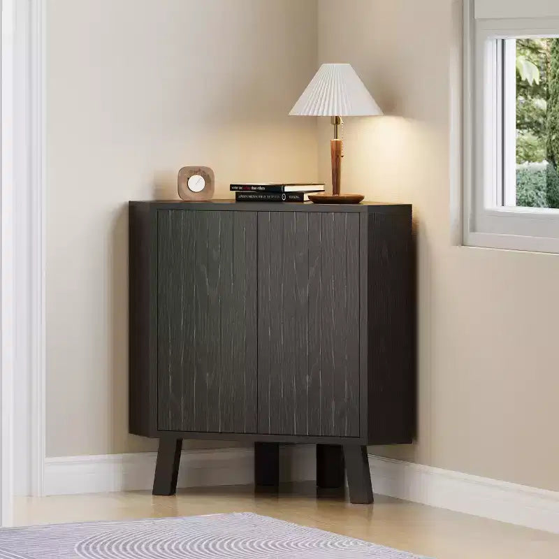 Meuble d'angle de style fermette