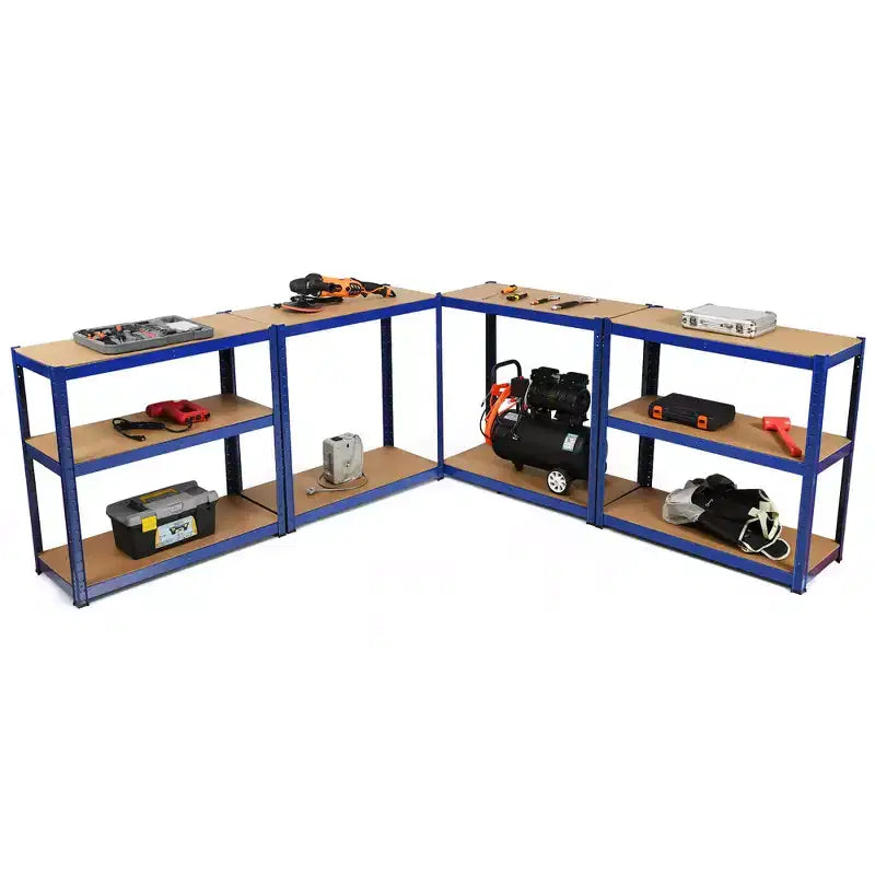 Étagères de rangement robustes, étagères de garage en métal acier