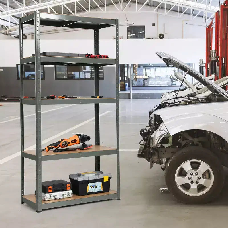 Étagères de rangement robustes, étagères de garage en métal acier