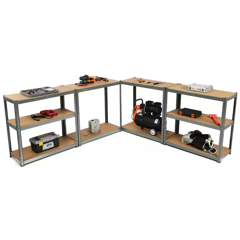 Étagères de rangement robustes, étagères de garage en métal acier
